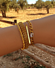 Armparty zomers goud