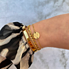 Armparty met graveerbare gouden armband