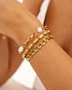 Armparty met parels en chains