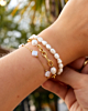 Armbanden mix met parels