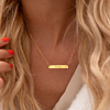 Gouden bar ketting