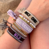 armbanden goudkleurig met bohemian armbandjes