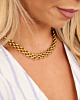 Gouden chain ketting bij model