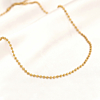 Ketting bolletjes goud