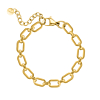 Chain lover bracelet goldplated