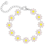 Bijou bloom anklet pink 