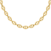 Chain necklace eyecatcher goldplated