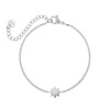 Armband snowflake zilver