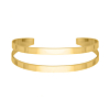 Gouden dubbele bangle