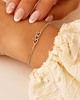 Triple heart armband zilver