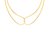 Snake ketting linked chain goud