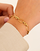 Gouden armband met schakels