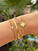 Gouden armbanden met sparkles