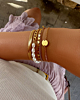 Armband little hearts goudkleurig