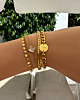 Goudkleurige armparty