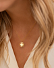 Clover ketting 4 initialen goud