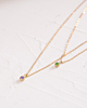 Birthstone Ketting Goudkleurig