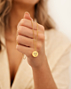 Gouden initialen ketting met 3 letters