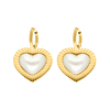 Vintage love earrings goldplated