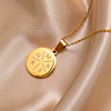 Initial ketting met 5 letters op satijn