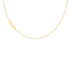 Iconic necklace goldplated