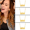 Trendy ketting om de hals voor een mooie look om te kopen