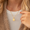 Graveerbare ketting goud