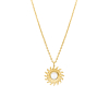 Zon ketting vintage goudkleurig