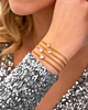 Armband sparkle drop goldplated