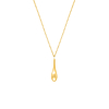 Teardrop necklace goldplated