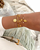 Armband little hearts goudkleurig