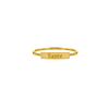 Graveerbare ring bar gold plated