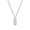 Grote bar ketting met 4 letters