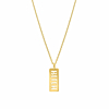 Ketting quote kleur goud