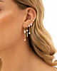 Gouden earparty met gouden ear cuff