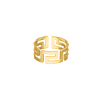 Maze ring goldplated