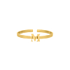 Initial ring mini goldplated