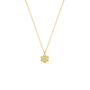 Necklace daisy flower goldplated