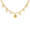 Bestselling charm necklace goldplated