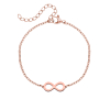 DRKS infinity armband in het rose goud