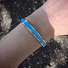 zilver babyblauw armband drks 