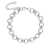 Statement anklet round chains