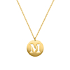 Gouden ketting met initial