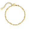 Trendsetter anklet goldplated