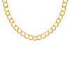 Twin chain necklace goldplated