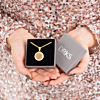 gouden ketting met vingerafdruk heren