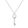 FINASTE Ketting met sleutel zilver