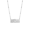 00's babe ketting kleur zilver