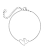 Double love heart bracelet