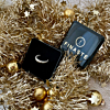 Zilveren chunky ring in sieradendoosje voor kerst